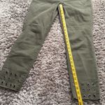 Rock & Republic Olive Green Cropped Pants with Grommets – Size 12L Photo 11