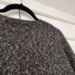 prAna Nolan Tunic Sweater Coal Gray Grey Size Small Crew Neck Braided Knit Photo 9