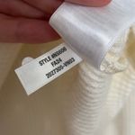 Madewell NWT Waffle-Knit Long-Sleeve Crewneck Tee in Winter White - Size XS Photo 5