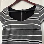 EXPRESS Striped Black and White Dress Photo 2