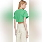 frame denim Frame‎ Green Cut-Off Slouchy T-Shirt Photo 1