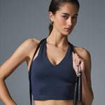 Alo Yoga ⭐️ALO AIRBRUSH REAL BRA TANK NAVY Photo 0