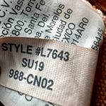 Madewell  Slim Emmett Wide Leg Pants High Waist Pockets Orange 25P Photo 4