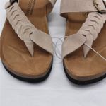 White Mountain Happier Footbed Sandals Minimalist Shoes Women's Size 6M Beige Photo 4