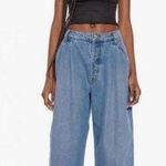 đŸ’•MOTHER SNACKS Double Prep Fun Dip Flood Fray Jeans Nothing Else Like It 29 NWT Blue Photo 0