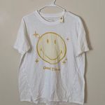 Aerie NWT White Oversize Good Times Smiley Face Sleep Happens Night Tee Size XXS Photo 1
