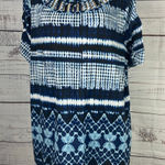 Catherines  Tee Shirt Womens 0X 14/16 Short Sleeves Geometric Cut Out Neck Photo 0