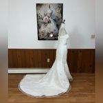 Elegant Symphony Strapless Organza Wedding Gown! White Size 10 Photo 4