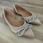A New Day  Juliette bow rhinestone ballet flats champagne Size 5.5 Photo 0