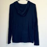 Chaser NWT  Navy Lightweight Waffle Knit Pullover Hoodie - S Photo 5