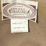 Angiolo Frasconi Women's‎ Brown Rabbit Hair Feathers Fedora Formal Hat One Size Photo 5