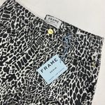 frame denim FRAME Le High Skinny Abstract Animal Noir Jeans Photo 2