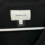 Current/Elliott  Black Ruffle Sleeve Distressed Sweater 70% wool 30% cashmere 0 Photo 2