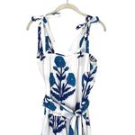 Victoria Dunn Womens Floral Sleeveless King Street Maxi Dress French Blue Large Photo 4