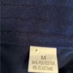 Navy blue corset top with flowers and pearls. Size medium Photo 1