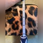 DASEIN Leopard print Ladies Wristlet Wallet PU Leather Zipped Around. NWOT Brown Photo 6