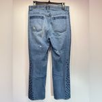 Calvin Klein Jeans Calvin Klein Thrashed Distressed Painted Embroidered Boot Cut Jeans Photo 6