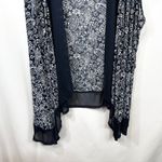 Catherines Plus Size 5X Shrug Navy Blue White Paisley Mesh Duster 1795 Photo 3
