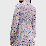 Kate Spade  Floral Smocked Dress Wallflower Tea Dress Lilac Lavender Photo 2