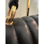 Coach Tilly Top Handle with Linear Quilting Color: Black Style# 2562 GUC Photo 3