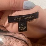 City Triangles Pink Lace and Gold Sequin Homecoming Dress Photo 3