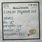 J. Crew Womens Striped Jogger Pajamas Set Size Small Holiday Photo 6