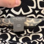 Ann Taylor  EUC Women's Black Floral Cotton Mock Neck Sweater Dress XS Petite Photo 1