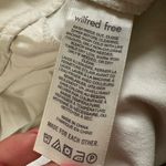 Aritzia Wilfred Free Cargo Pants Size 12 Ivory Cream Wide Leg High Rise Pockets Photo 6