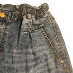 Vintage America Paperbag Jean Women 14 Blue Distress Stretch Denim Mom Boho Y2K Photo 8