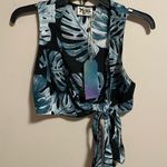 Show Me Your Mumu NWT Conga Palm Wrap Top- Size Small Photo 3