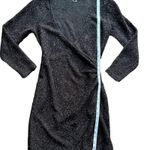 French Connection  Sparkle Nights V Neck Dress Size 8 Photo 4