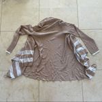 Blue Rain NWOT Beige/White Cardigan Sweater Sz Small Photo 4