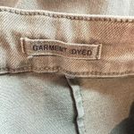 Judy Blue  Cropped Straight Jeans Raw Hem Sage Green 16W Stretch Earthy Boho Photo 6