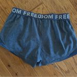 Under Armour  UA Freedom Shorts Women’s Large Blue Loose Knit Running Athletic Photo 3