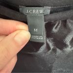 J.Crew Black Organza Ruffle Off Shoulder Knit Top Size Medium Photo 4