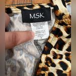 MSK Animal Print Maxi Skirt Brown Size M Photo 6