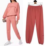 Mayfair the Label Self Love Club Jogger Sweatpants Pink Terry Size S Photo 1