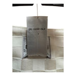 Chico's  Size 2 Large Ivory Floral Jacquard Holiday Jacket Elegant Pleated Collar Photo 8