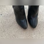 CAbi colorblock heel bootie- style 6004 - Purple/Black, size 10, back zip Photo 8