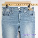 Madewell NEW Kick Out Crop Jeans in Carey Wash, 31 Photo 5