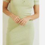 G by Guess GUESS Women's Adelaide Ribbed Polo Dress Green Size S Photo 1