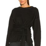 Revolve La Detresse High Priestess Black Belted Pullover XS NEW Photo 0