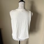 KULE Womens Mon Cherry Tank Shirt Top White Sleeveless Casual Size Medium Photo 3