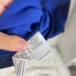 L.L.Bean Signature Blue Plaid Knit Dress Size 10 Photo 7