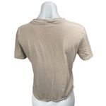 ZARA Women's Beige Short Sleeve Crew Neck Pullover Basic T Shirt Tee Top Size S Photo 1