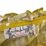 Free People  yellow floral dot print bodysuit XS new Photo 99