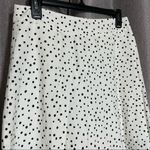 Loft  Womens Polka Dot MIDI Flowy Black White Skirt Photo 7