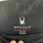 Spyder Black Web Leggings XXL Activewear Athleisure Pockets Logo Pull On Casual Photo 5