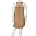 Lush Clothing LUSH Caramel Mustard Floral Sleeveless Mini Dress Women’s Sz M Photo 2