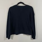 For Days Women's Black Loose Fit Organic Cotton Cropped Sweatshirt Size M Size M Photo 7